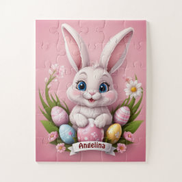 Little Pink Oaster Bunny Personalisiert Girl