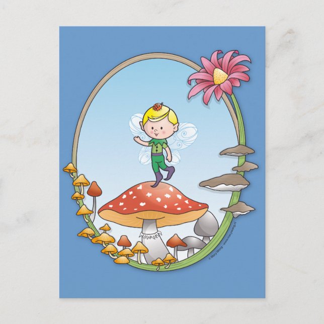 Little pixie postkarte (Vorderseite)