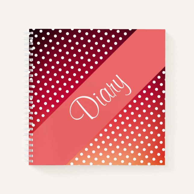 Little Polka-Dot-Diary-Notebook Notizbuch (Vorderseite)