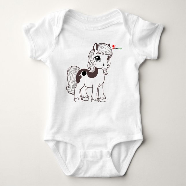 Little Pony Baby Bodysuit Strampler (Vorderseite)
