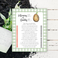 Little Potato - Mama oder Papa Baby Dusche Spiel