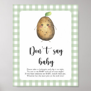 Little Potato Sag kein Baby Poster