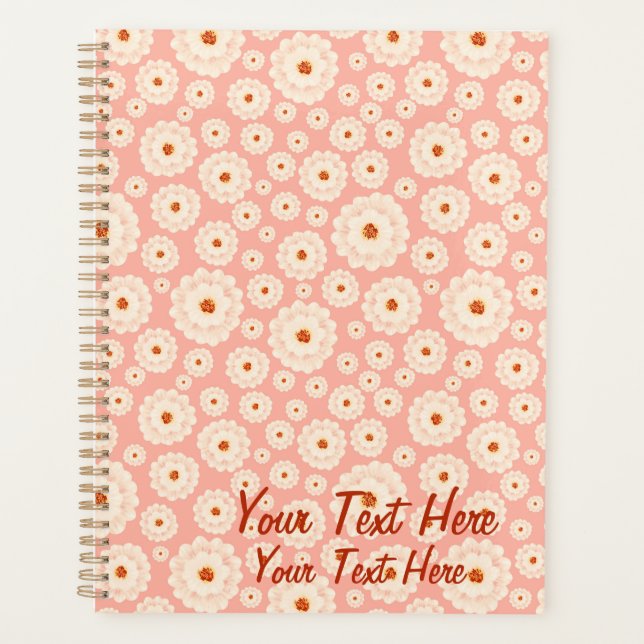 Little Powder Pink Blume Planer (Vorderseite)