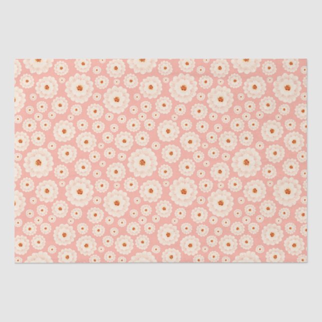 Little Powder Pink Blume Seidenpapier (Vorderseite)