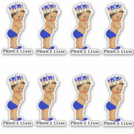 Little Prince Baby Boy Royal Blue Aufkleber