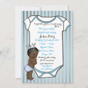 Little Prince Baby Dusche Einladung, trendig, schi Einladung