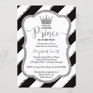 Little Prince Baby Shower Einladung, Imitate Glitz Einladung