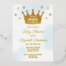 Little Prince Boy Baby Shower