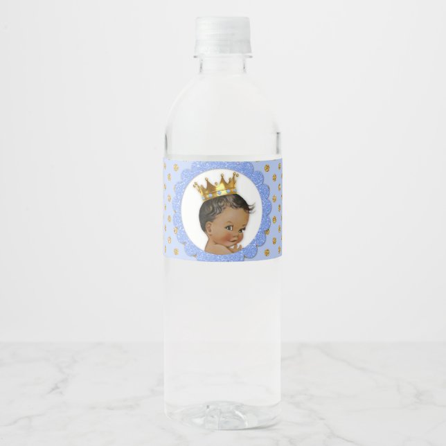 Little Prince Ethnic Crown Light Blue Gold (Vorderseite)