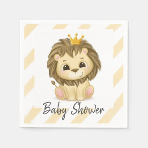 Little Prince Lion Boy Baby Dusche Serviette