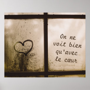 Little Prince Zitat Poster