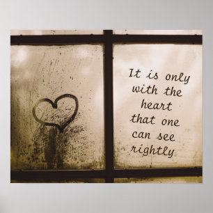 Little Prince Zitat Poster