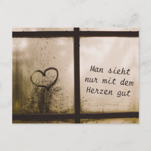 Little Prince Zitat Postkarte
