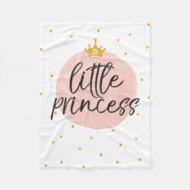 Little Princess Baby Blanket Baby Duschgeschenk  Fleecedecke (Vorderseite)