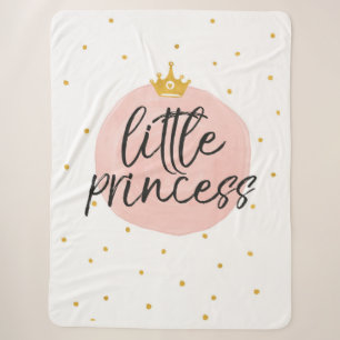 Little Princess Baby Blanket Baby Duschgeschenk Sherpadecke