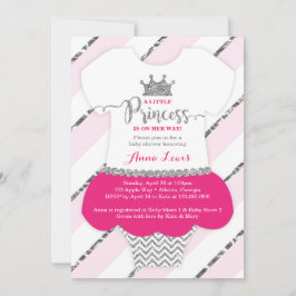 Little Princess Baby Shower Einladung, Imitate Gli Einladung