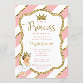 Little Princess Baby Shower Einladung, Imitate Gli Einladung