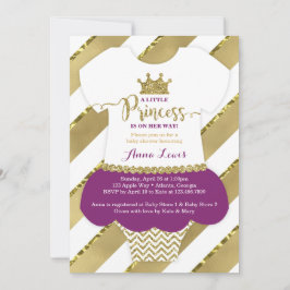 Little Princess Baby Shower Einladung, Imitate Gli Einladung