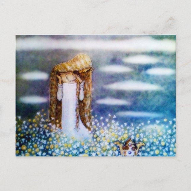 Little Princess Cottongrass Postkarte (Vorderseite)