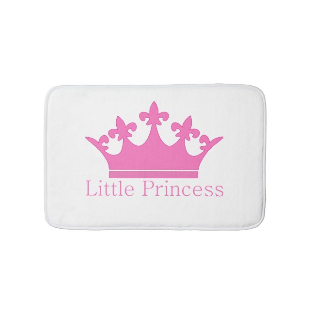 Little Princess - Ein Royal Baby Kinderzimmer Badematte (Vorderseite)