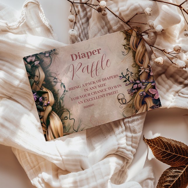 Little Princess Fairytale Diapper Raffle Begleitkarte (Von Creator hochgeladen)