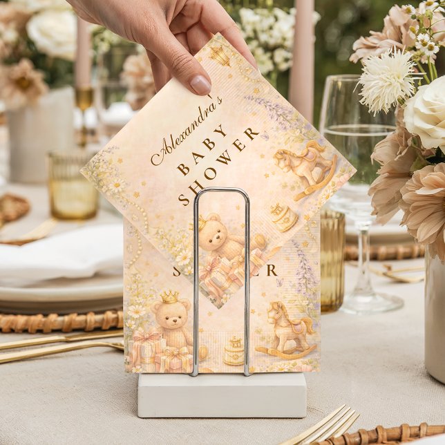 Little Princess Moon Baby Shower Serviette (Von Creator hochgeladen)