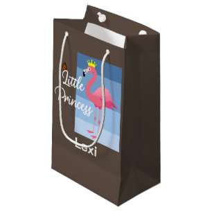 Little Princess Pink Flamingo Design - Geschenkbeu Kleine Geschenktüte