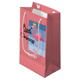 Little Princess Pink Flamingo Design - Geschenkbeu Kleine Geschenktüte