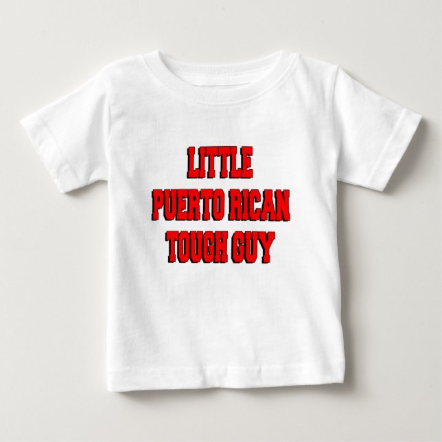 Little Puerto Rico Tough Typ Baby T-shirt (Vorderseite)