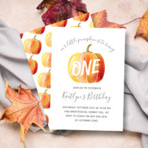 Little Pumpkin 1. Geburtstag