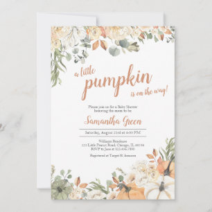 Little Pumpkin Baby Dusche Einladung