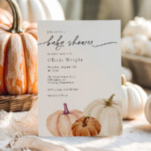 Little Pumpkin Baby Dusche