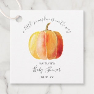 Little Pumpkin Baby Dusche Geschenkanhänger