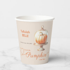 Little Pumpkin Baby Dusche - Herbstschick Pappbecher