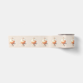 Little Pumpkin Baby Dusche - Herbstschick Satinband