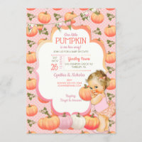 Little Pumpkin Baby Dusche Light Blonde