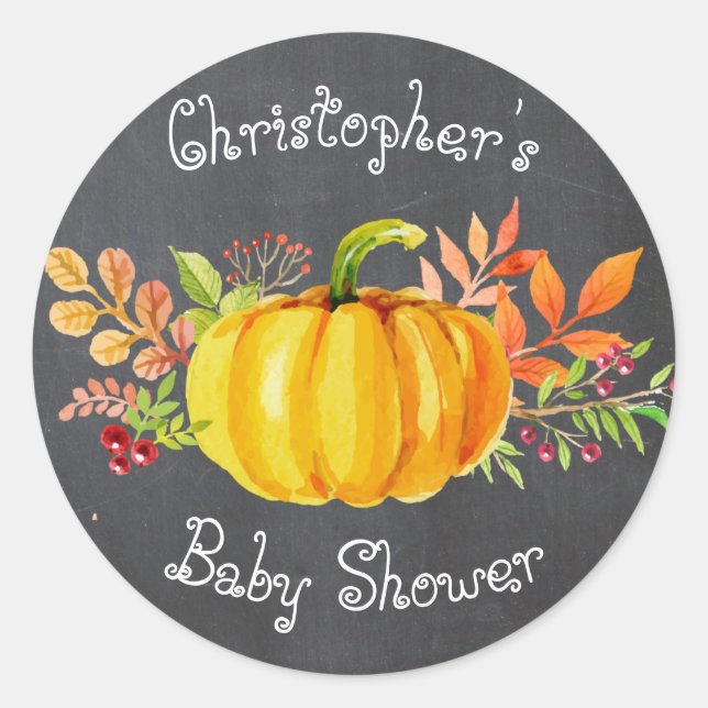 Little Pumpkin Baby Duschkabine Sticker (Vorderseite)