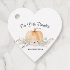 Little Pumpkin Baby Duwer Fevor Tags Geschenkanhänger