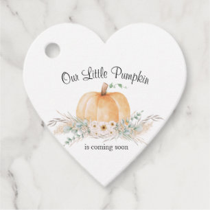 Little Pumpkin Baby Duwer Fevor Tags Geschenkanhänger