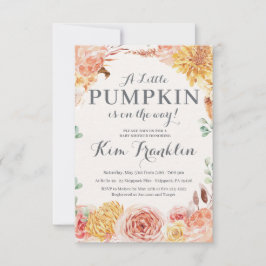 Little PUMPKIN BABY SHOWER EINLADUNGEN