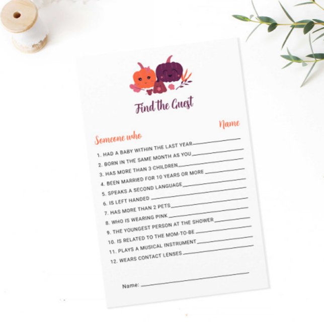 Little Pumpkin Baby Shower Finden Sie das Game (Von Creator hochgeladen)