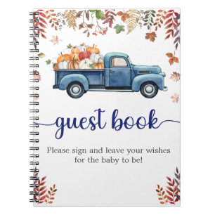 Little Pumpkin Baby Shower Gästebuch Notizblock