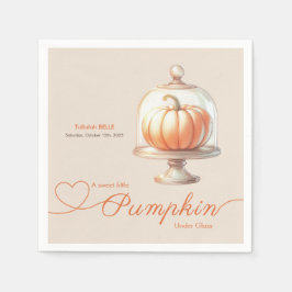 Little Pumpkin Baby Shower - Herbst Elegance Serviette