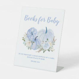 Little Pumpkin Blue Baby Duschbücher für Baby Sockelschild