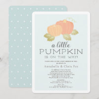 Little Pumpkin Blue Baby Dusche von Mail