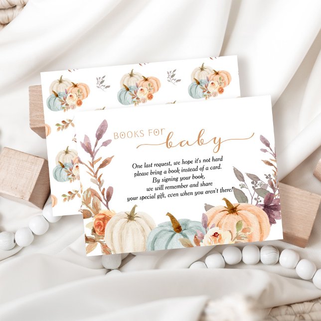 Little Pumpkin Books for Baby Shower Begleitkarte (Von Creator hochgeladen)