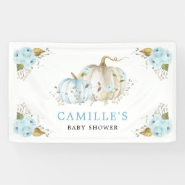 Little Pumpkin Boy Baby Shower Party Banner