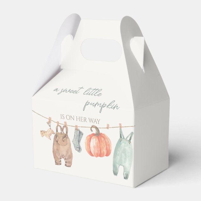 Little Pumpkin Clothes Kinderdusche Geschenkschachtel (Vorderseite)