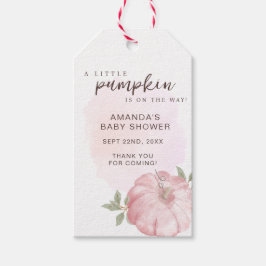 Little Pumpkin Danke Autumn Fall Baby Shower Geschenkanhänger
