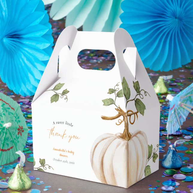 Little Pumpkin Danke, Baby Dusche Geschenkschachtel (Party)